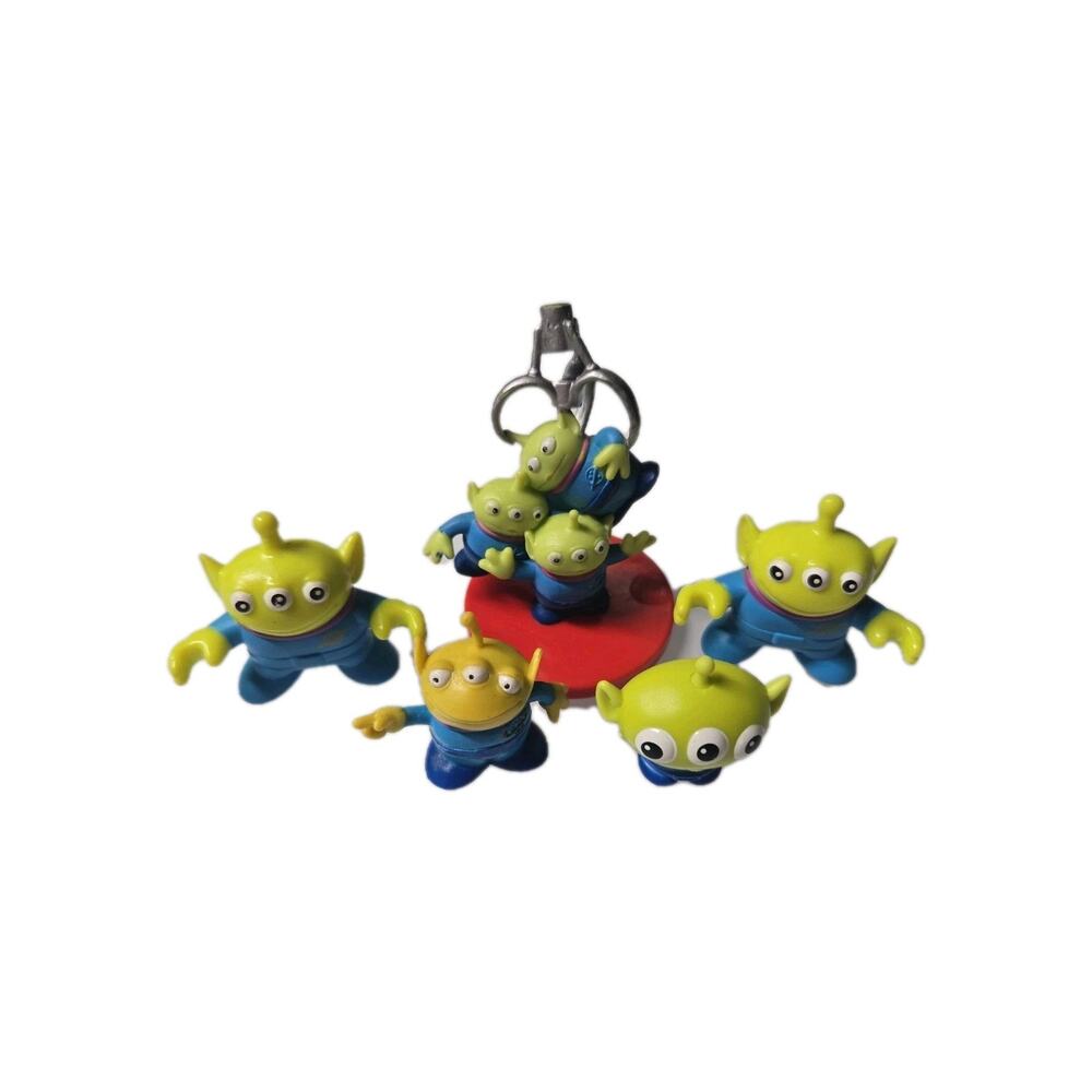 Disney Pixar Toy Story Mini Pizza Planet Alien Figures Cake Toppers Lot of 5